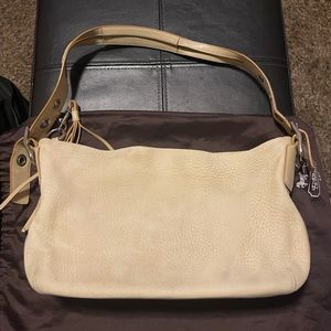 Coach vintage suede handbag